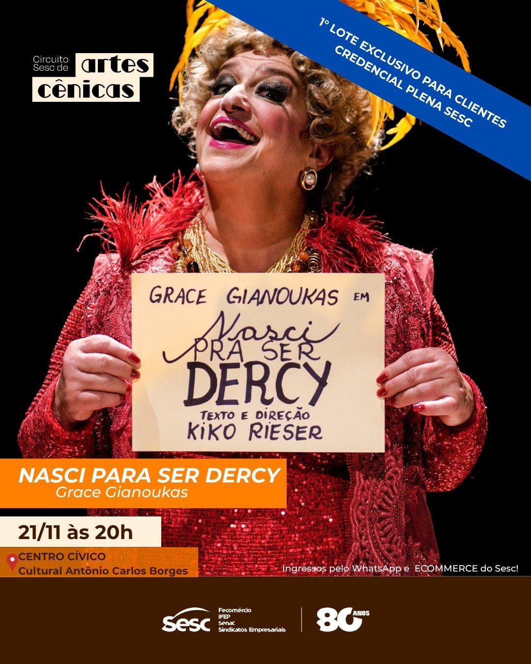 Nasci para ser Dercy - Grace Gianoukas