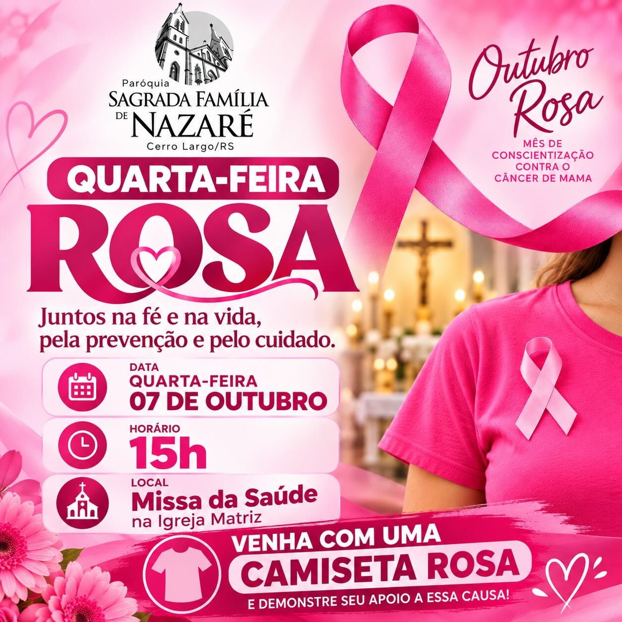 Quarta-Feira Rosa - Missa da Saúde