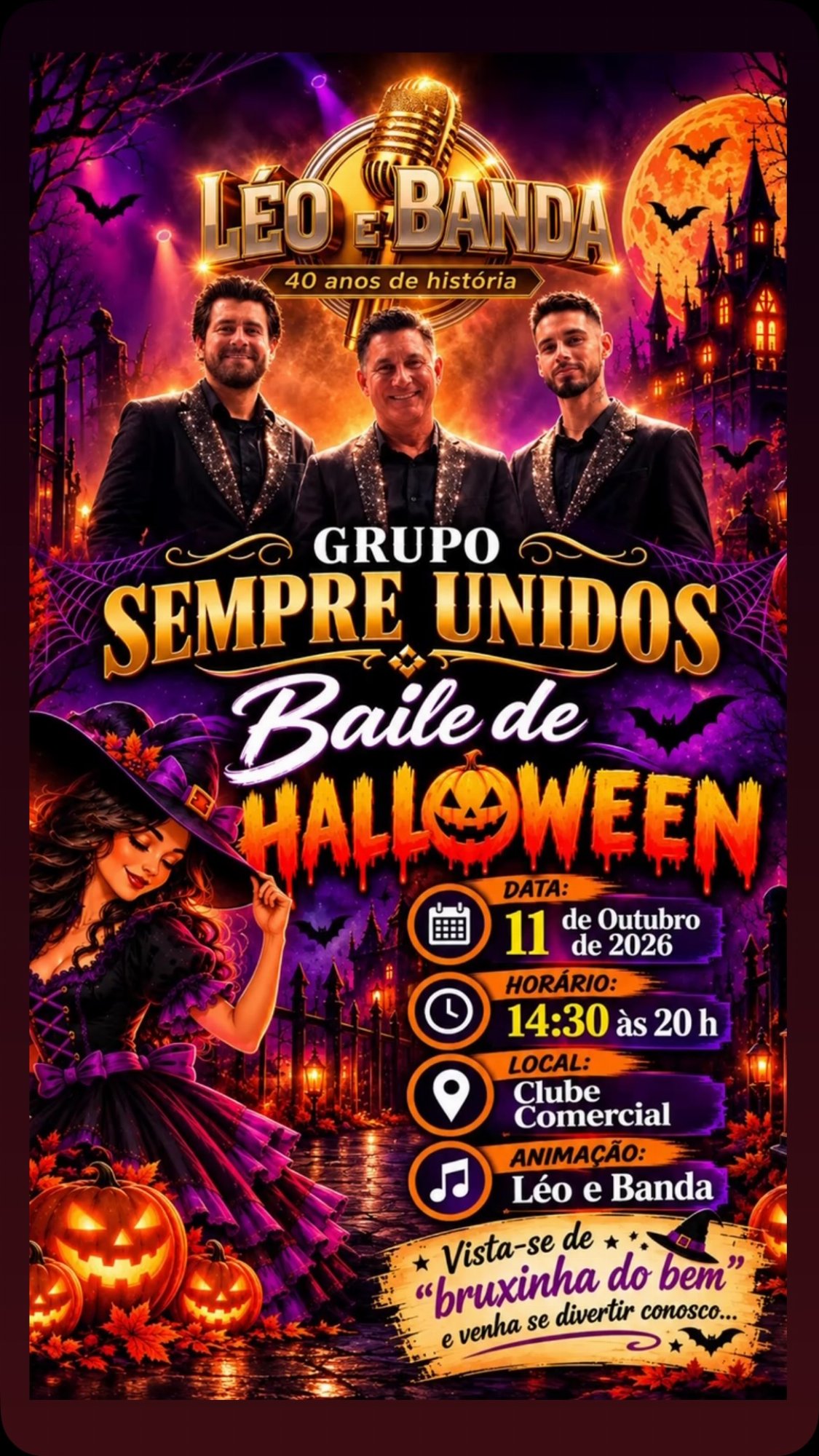 Baile de Halloween - Grupo Sempre Unidos