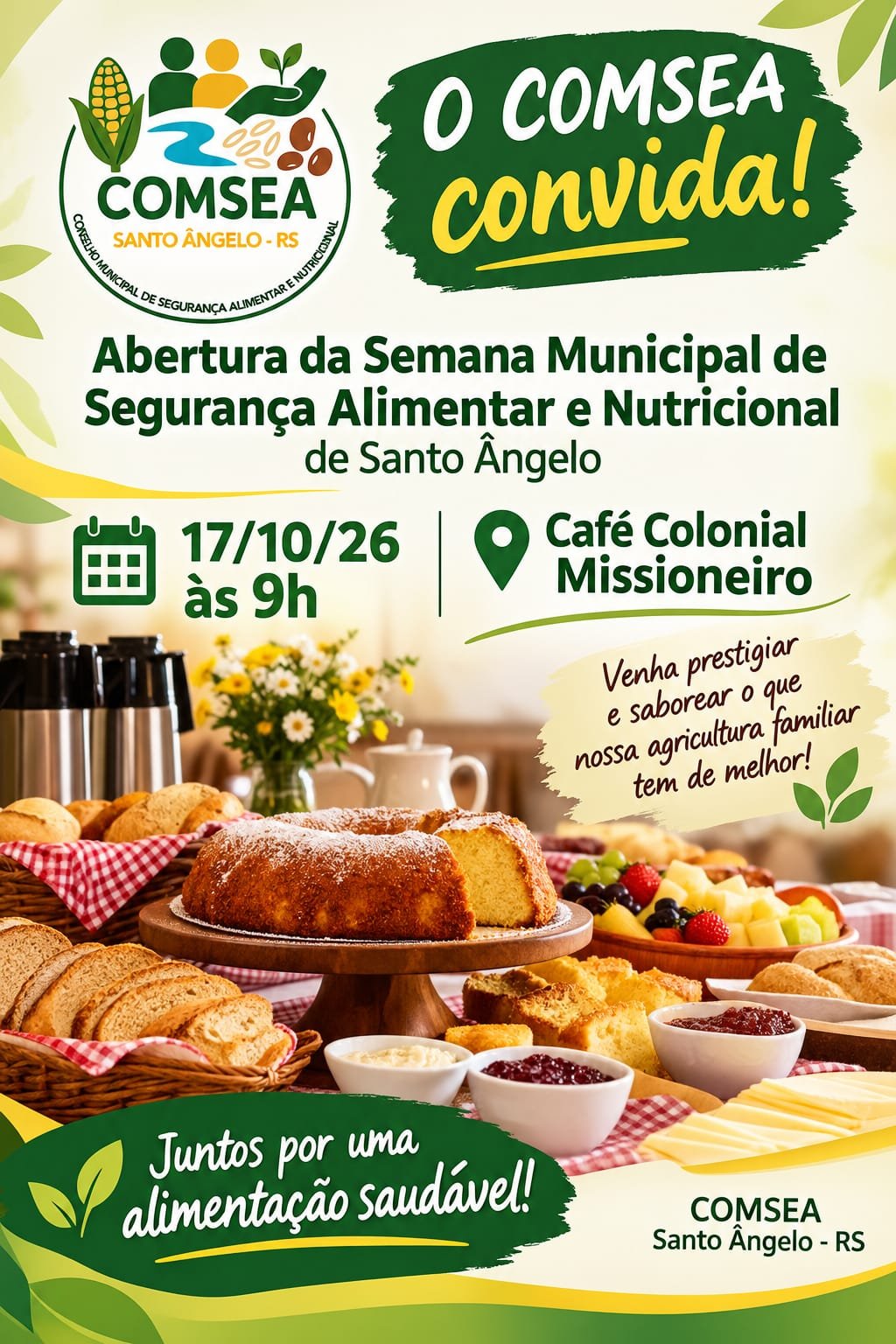 Abertura da Semana Municipal de Segurança Alimentar e Nutricional de Santo Ângelo