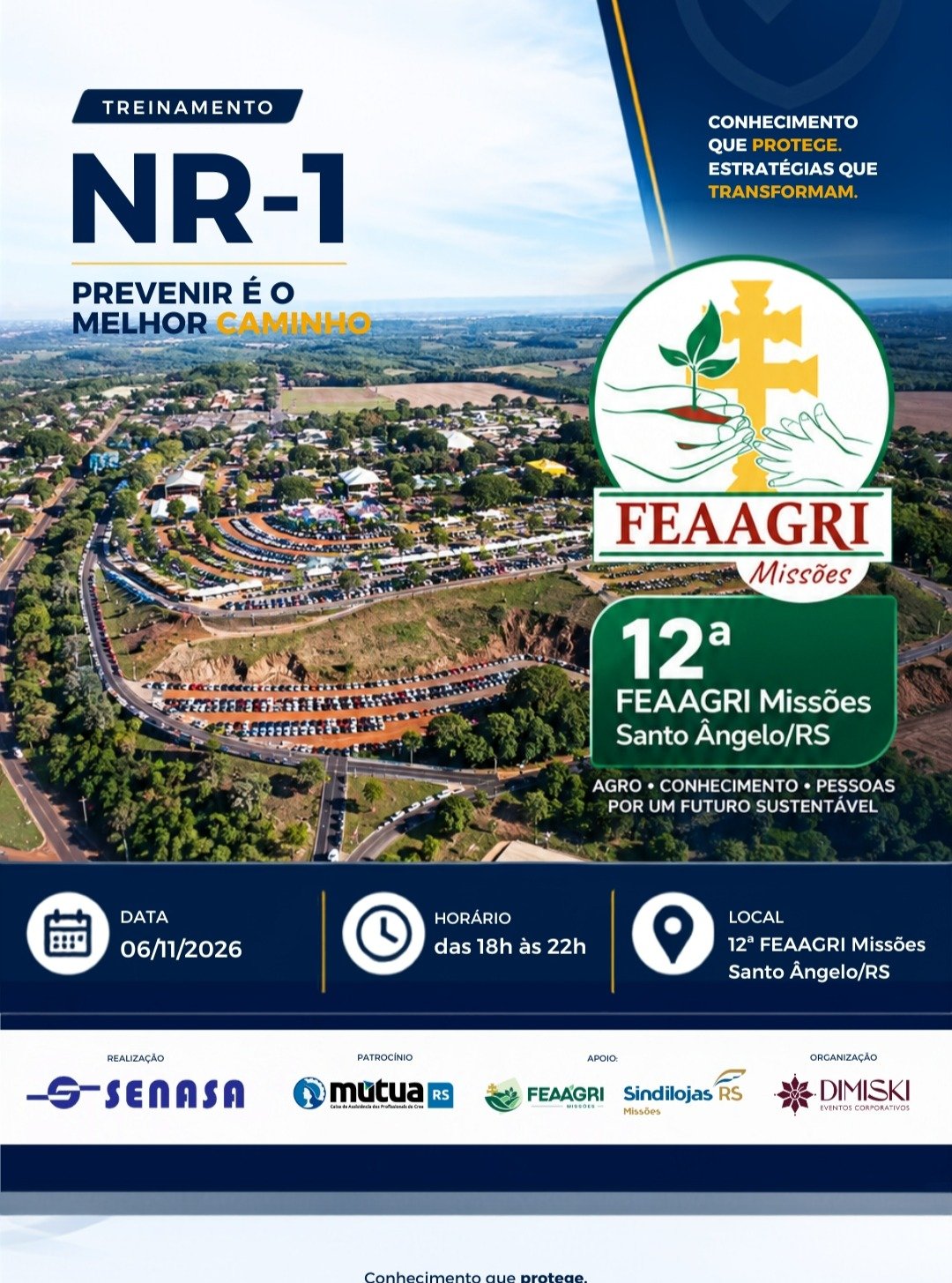 Treinamento NR-1 - 12ª FEAAGRI Missões