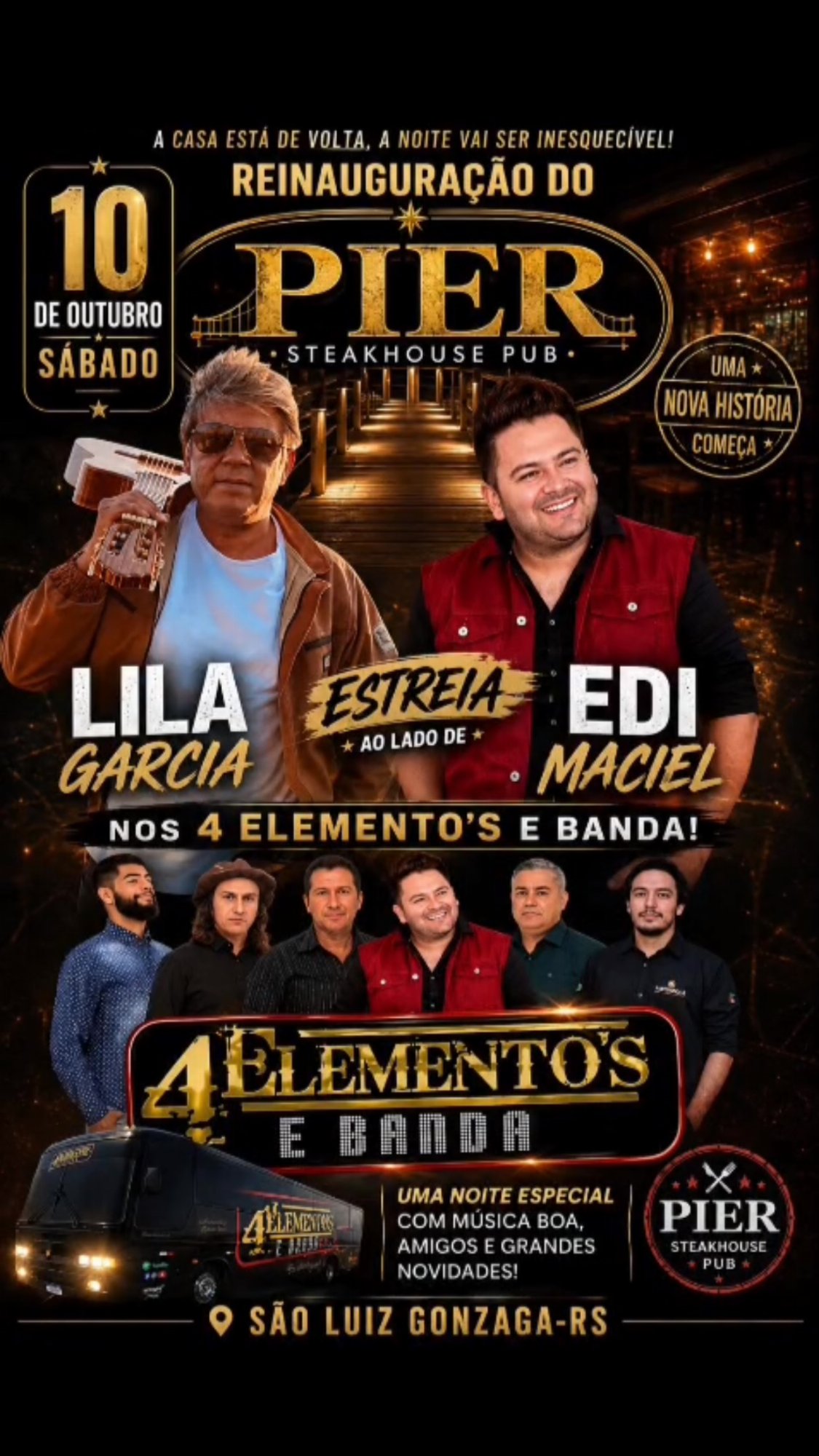 Reinauguração do Pier Steakhouse Pub