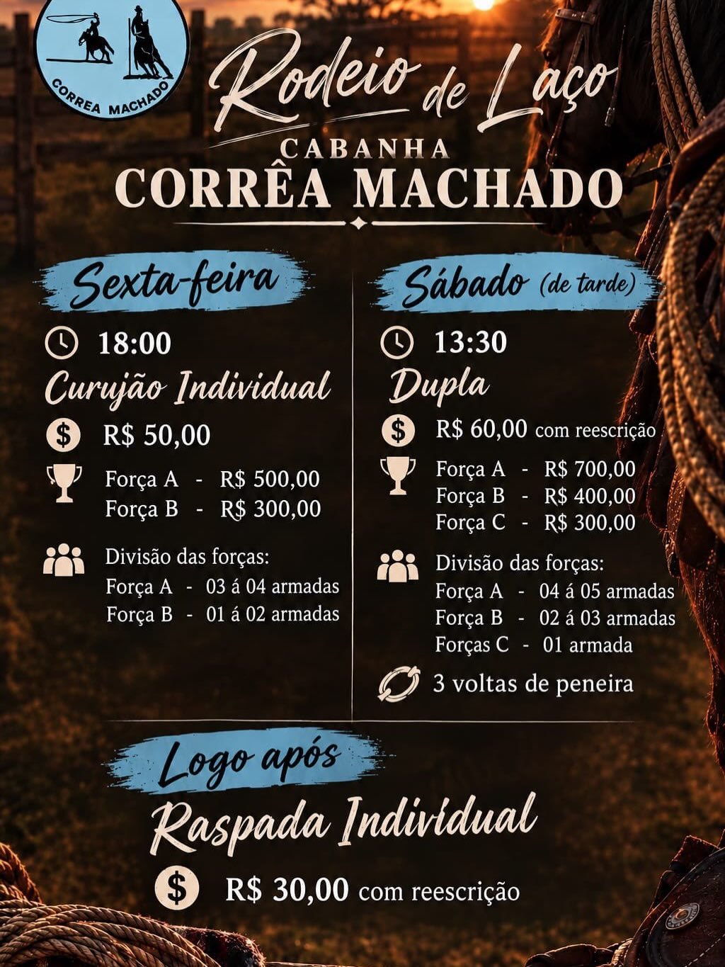 Rodeio de Laço - Cabanha Corrêa Machado