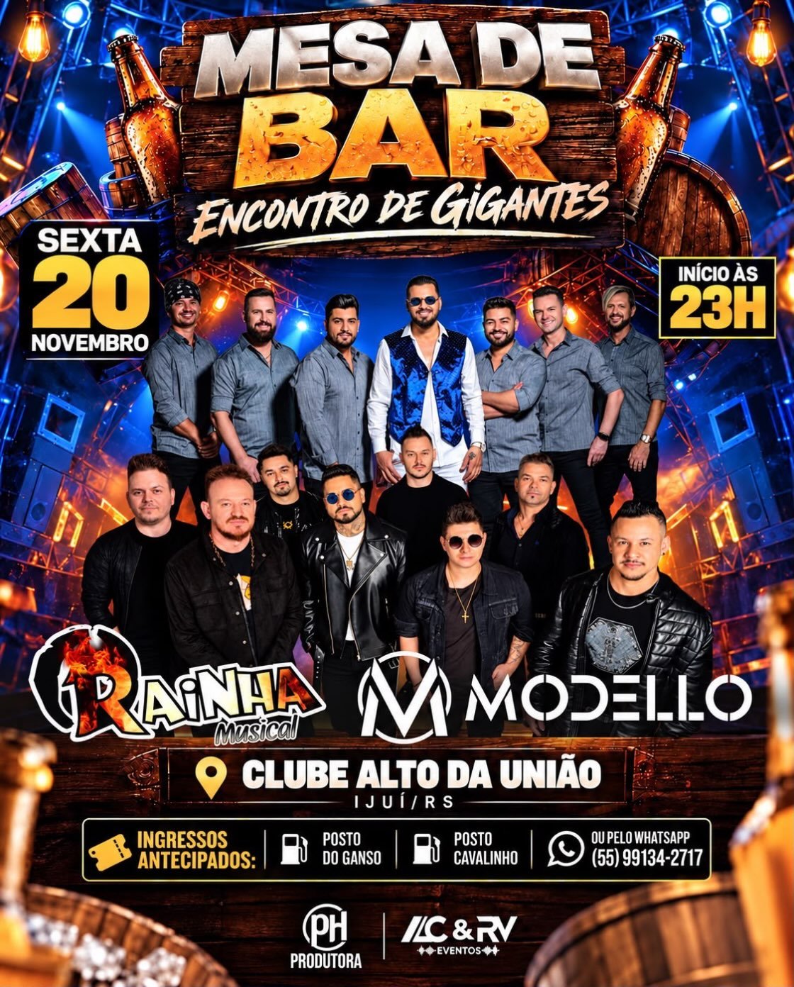Mesa de Bar - Encontro de Gigantes