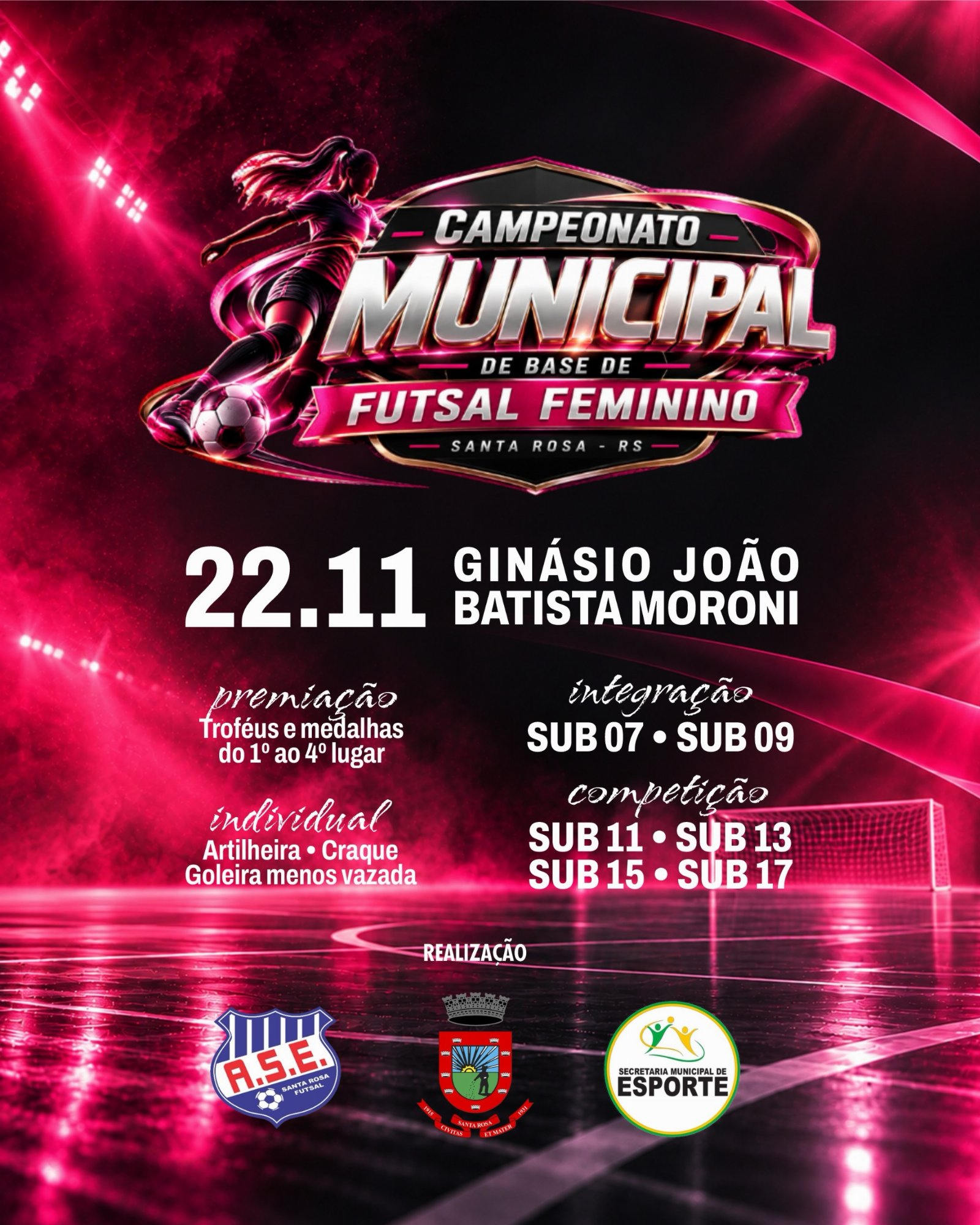 Campeonato Municipal de Base de Futsal Feminino