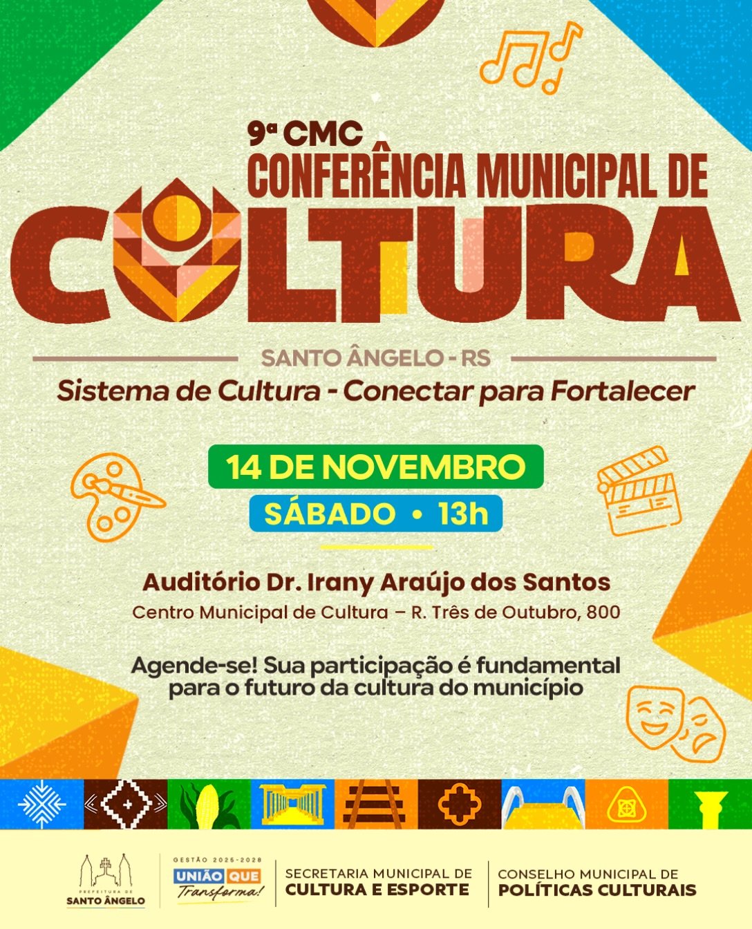 9ª Conferência Municipal de Cultura - Santo Ângelo