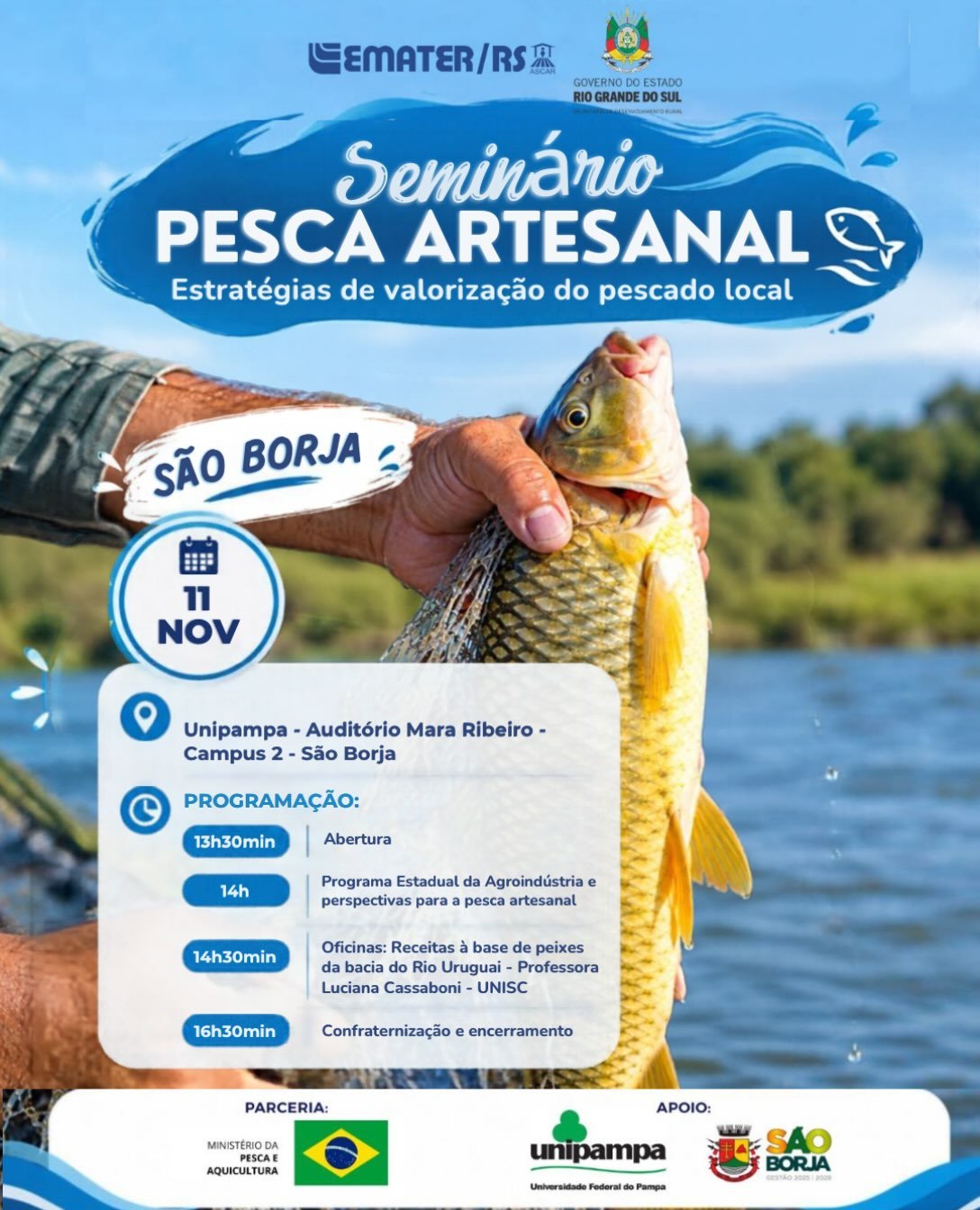 Seminário Pesca Artesanal - Estratégias de valorização do pescado local