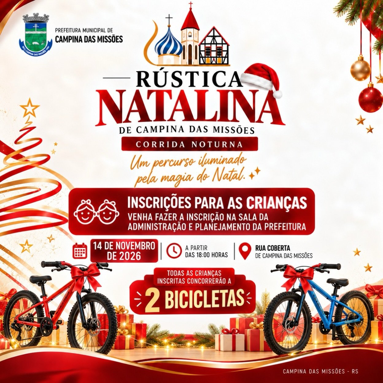 Rústica Natalina de Campina das Missões - Corrida Noturna