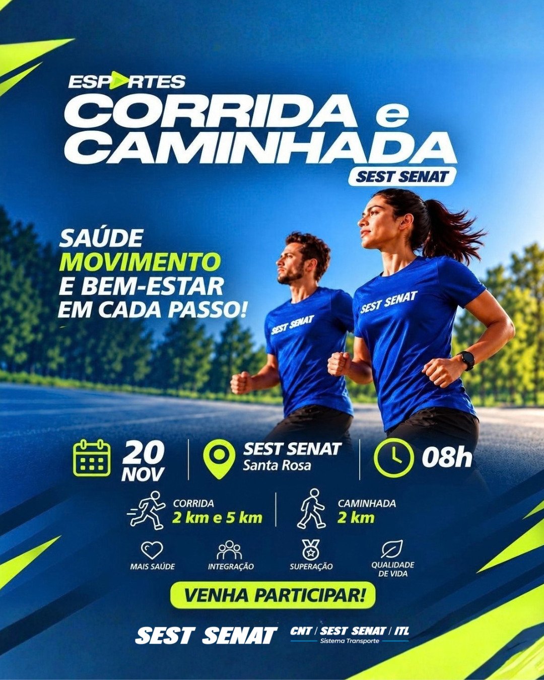 Corrida e Caminhada SEST SENAT