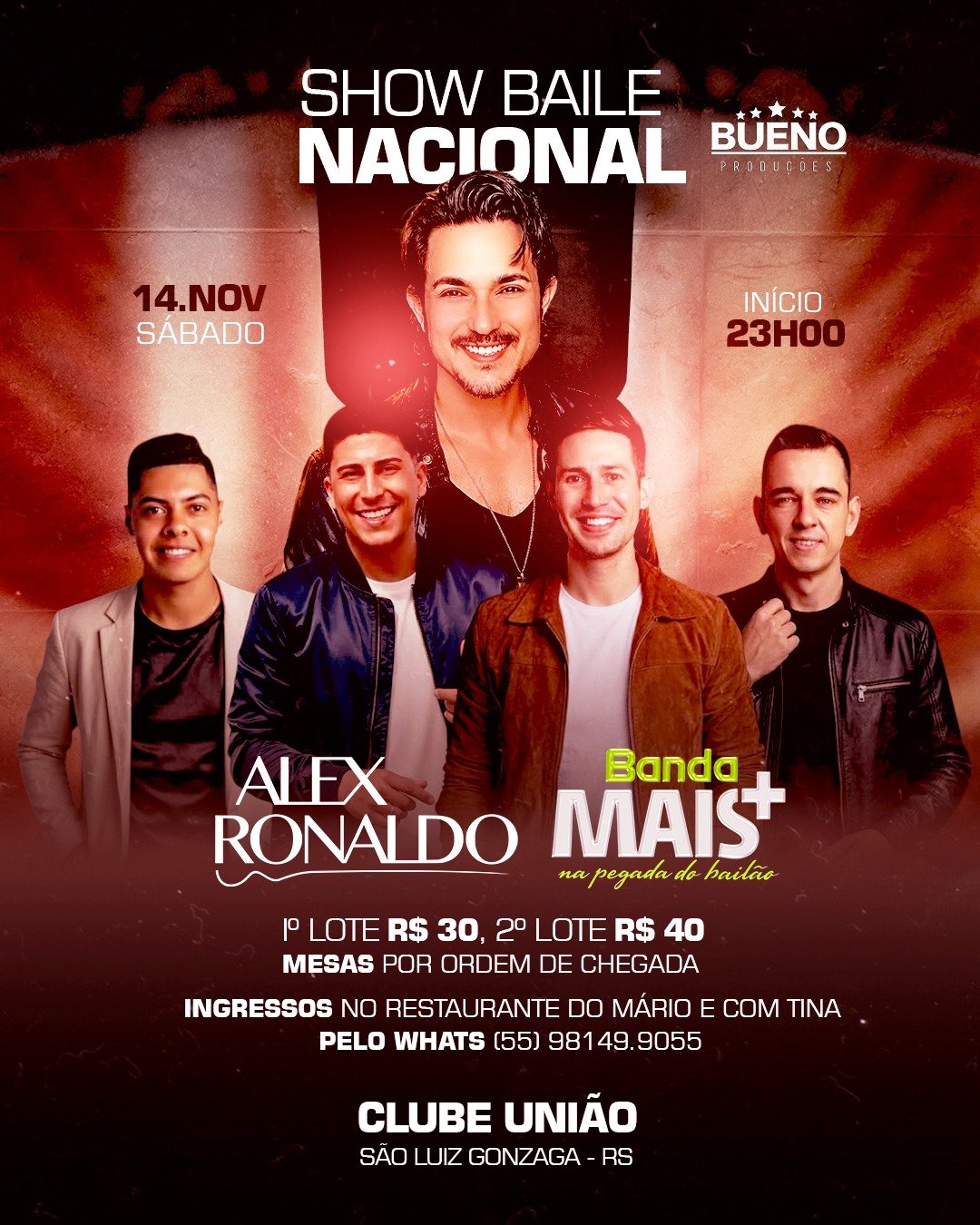 Show Baile Nacional - Alex Ronaldo e Banda Mais+