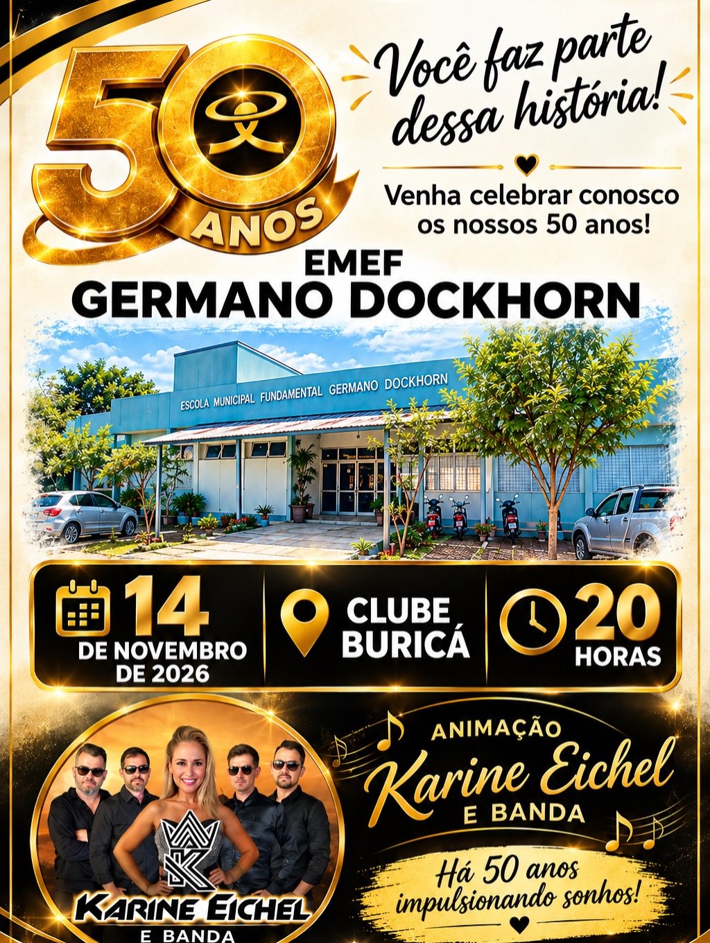 Comemoração 50 anos - EMEF Germano Dockhorn