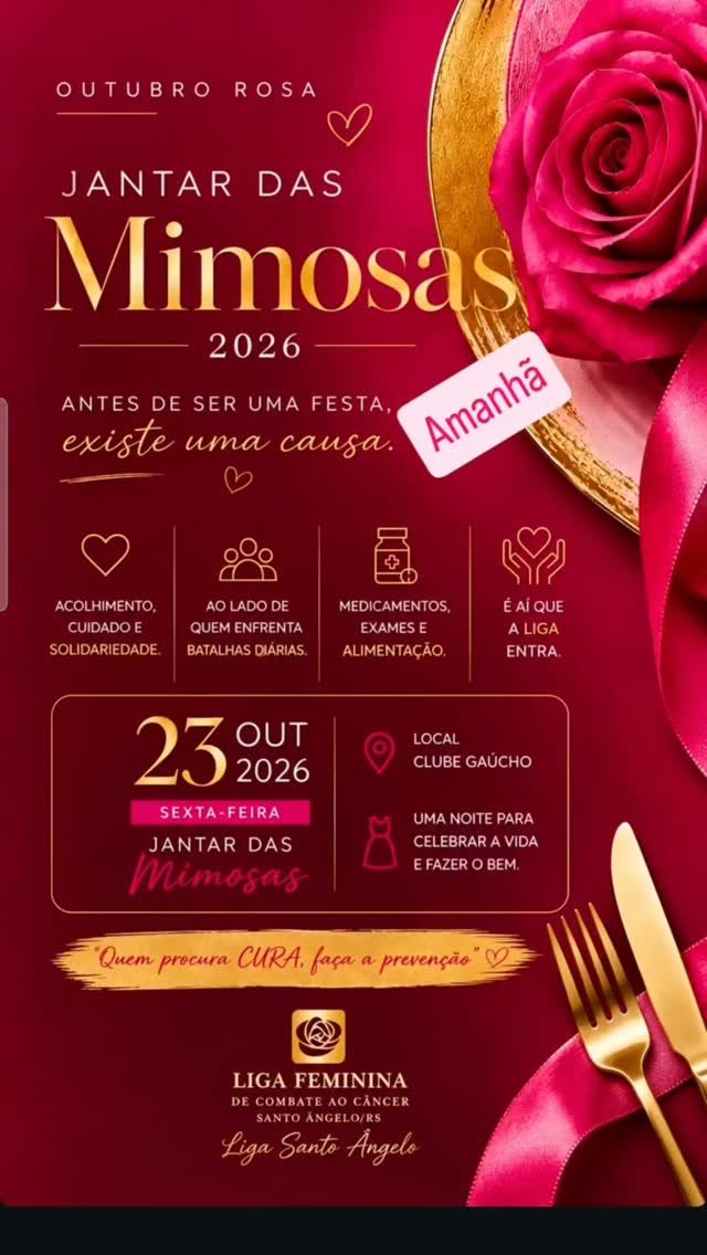 Jantar das Mimosas 2026