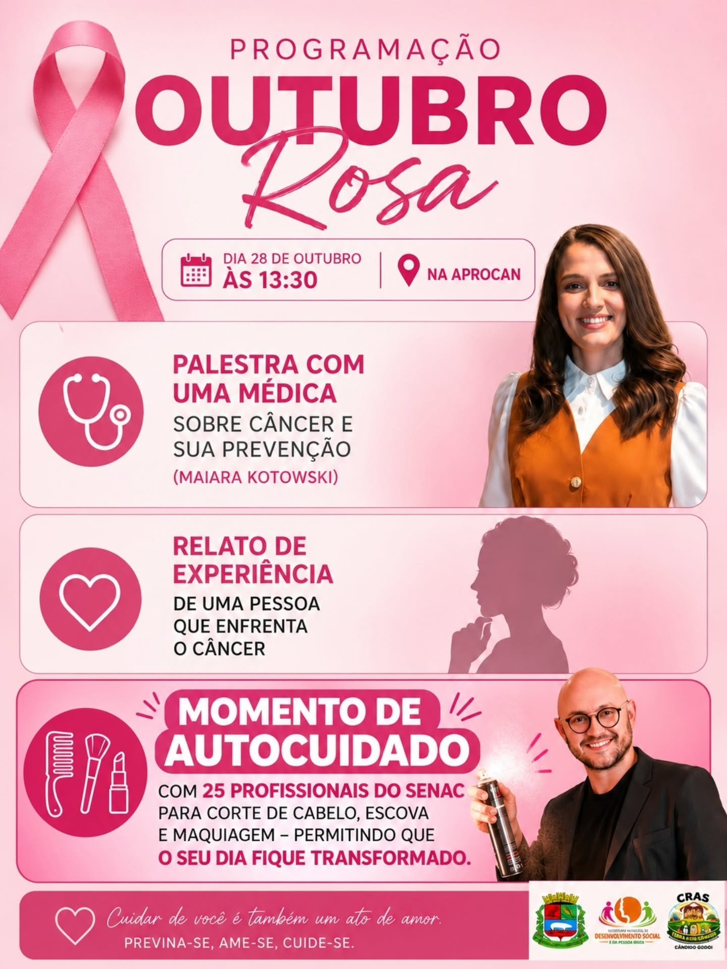 Programação Outubro Rosa - APROCAN