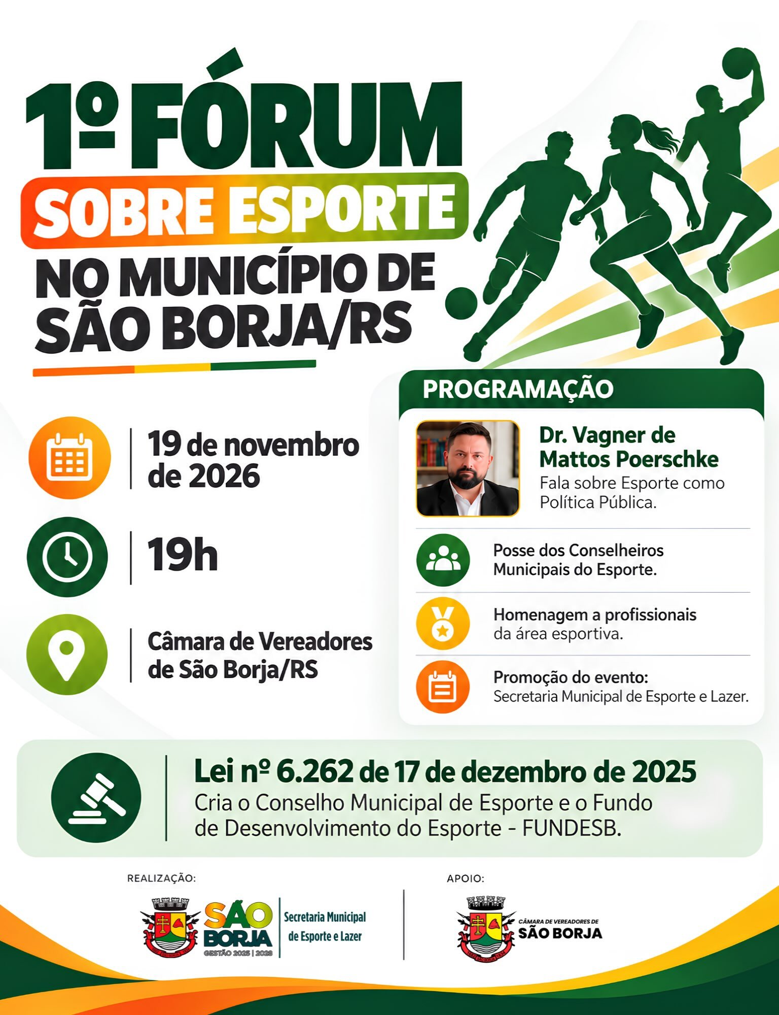 1º Fórum sobre Esporte no Município de São Borja/RS
