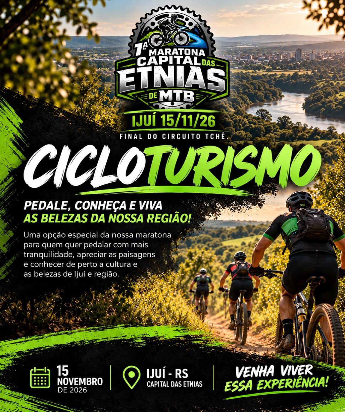 Cicloturismo - 1ª Maratona Capital das Etnias de MTB