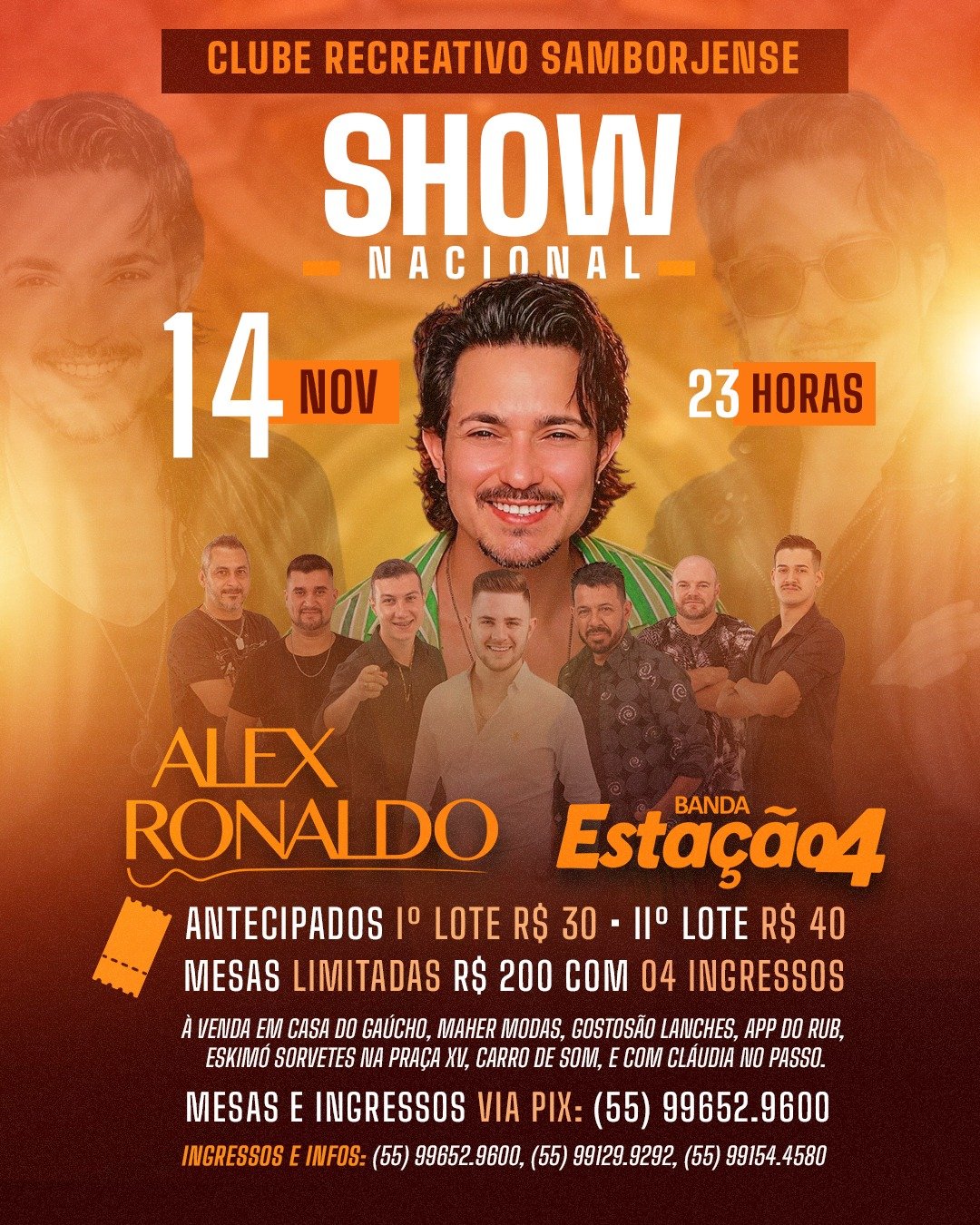 Show Nacional: Alex Ronaldo e Banda Estação4