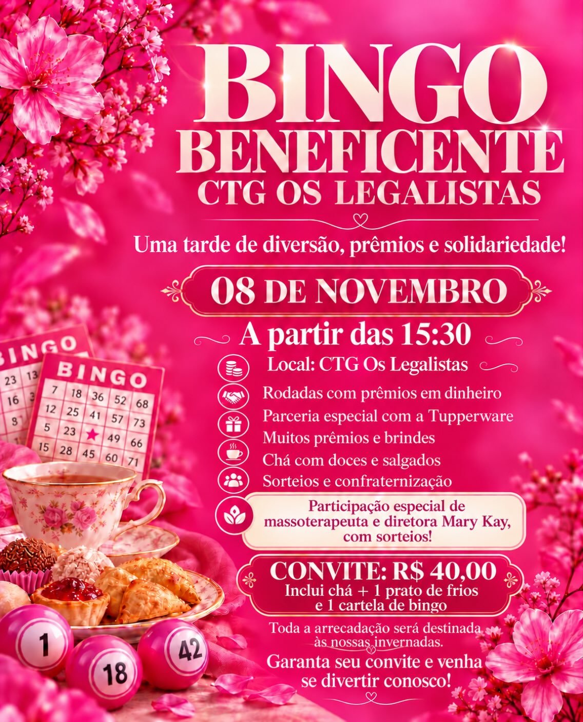 Bingo Beneficente CTG Os Legalistas