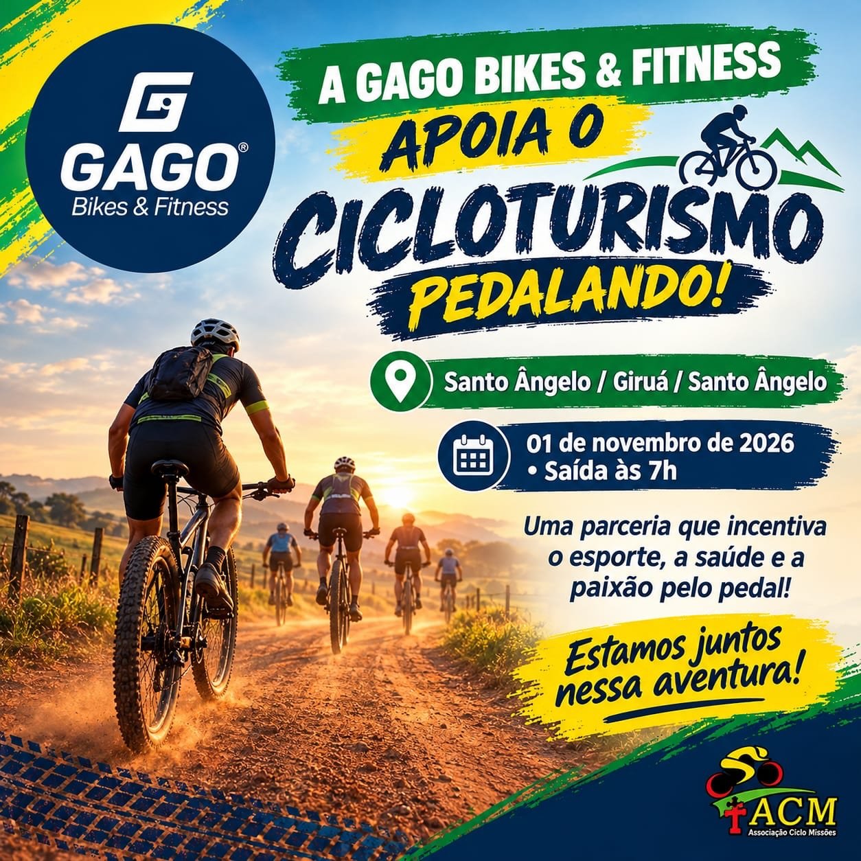 Cicloturismo Pedalando - Santo Ângelo / Giruá