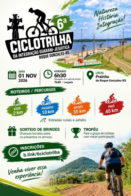 6ª Ciclotrilha da Integração Guarani-Jesuítica