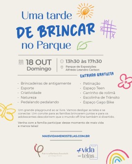 Uma tarde de brincar no Parque