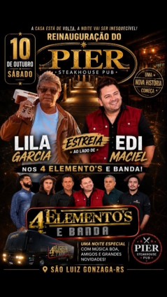 Reinauguração do Pier Steakhouse Pub