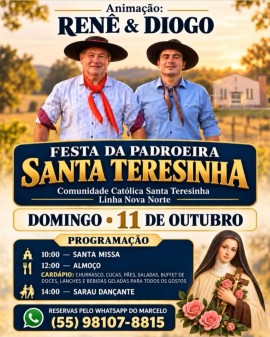 Festa da Padroeira Santa Teresinha