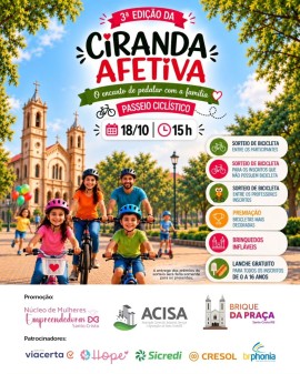 3ª Ciranda Afetiva - Passeio Ciclístico