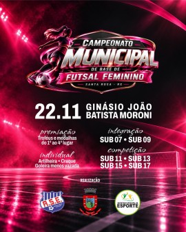 Campeonato Municipal de Base de Futsal Feminino
