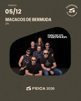 Macacos de Bermuda na FEICA 2026