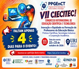 VII CIECITEC - Congresso Internacional de Educação Científica e Tecnológica
