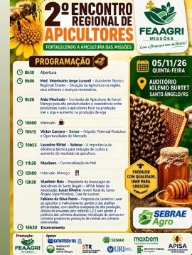 2º Encontro Regional de Apicultores - Fortalecendo a Apicultura das Missões