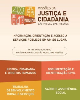 Missões da Justiça e Cidadania - São Miguel das Missões