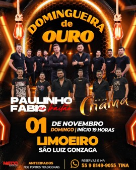 Domingueira de Ouro - Paulinho & Fábio no Bailão e Grupo Chama